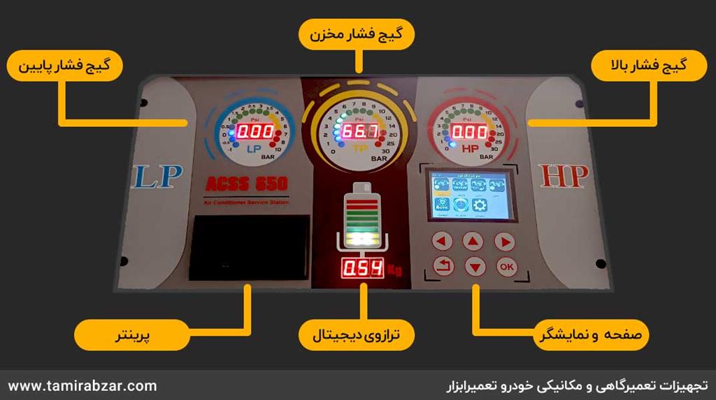 شارژ گاز کولر الکتروصنعت