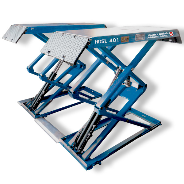 جک قیچی دوبل 4 تن هیدرولیکی مدل HDSL402 پاریزان صنعت