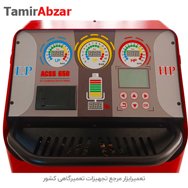 شارژ گاز کولر خودرو اتوماتیک ایرانی الکتروصنعت ACSS650